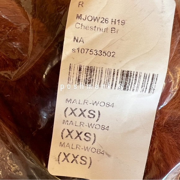 MAJORELLE ๐ฆ Tatiana Faux Fur Coat Jacket Chestnut Brown XXS XS 0 Tatianna - Picture 7 of 8